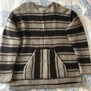 Outerknown Baja organic wool poncho.